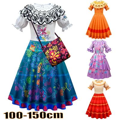 New Girls Princess Party Dresses Kids Halloween Carnival Cosplay Costume Skirt Suit Dress