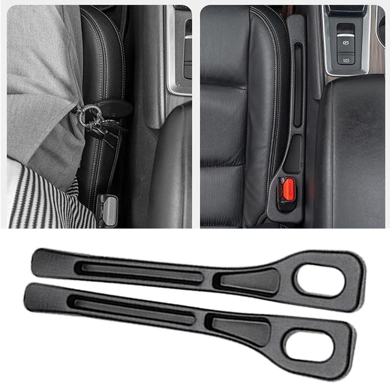 Car Seat Gap Filler, Center Console Organizer 2-Pack, Storage Slots, Auto Interior Decoration, Center console Trim Accessories