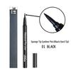Xixi Quick-Dry Anti-Sweat Eyeliner: Beginner-Friendly Brown with Hard & Soft Tips