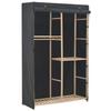 3-tier Wardrobe 110 X 40 X 170 Cm Fabric