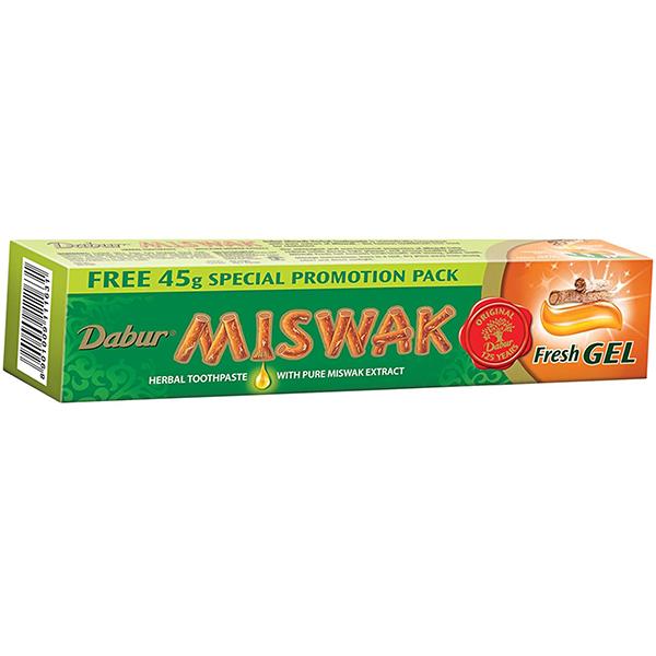 

Зубна паста трав яна, Miswak Fresh Gel, Dabur (43634084) 135g