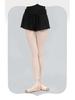 Women's High Waist Dance Shorts - 2025 New Style, Elastic Black Slimming Practice Pants
