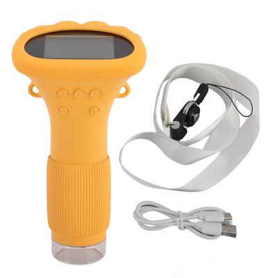 Kids Microscope Camera 1000X 2.0 Inch IPS Color Screen with 8 LED Lights Portable Digital