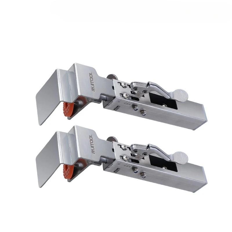 Press type quick drawer clamp, woodworking installation auxiliary tool, drawer installation adjustable telescopic fixed clamp