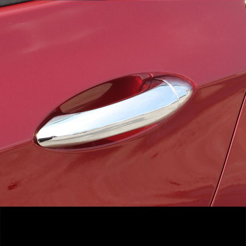 Funduoo para opel astra k vauxhall astra k holden astra 2016 2017 2018 maçaneta da porta do carro capa guarnição almofada adesivo moldagem