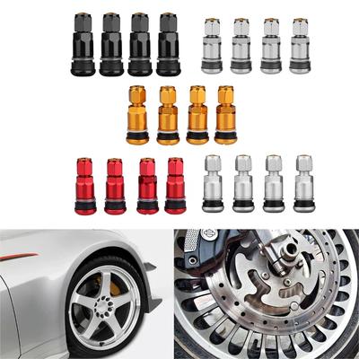 4 adet Evrensel Araba Tubeless Lastik Vana Sapı Kapakları Alüminyum Alaşımlı Bisiklet Lastiği Hava Vana Sapı Kapakları Lastik Jant Yuvarlak Kapak