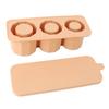 Ice Mold sy Fill Silicone 3 Cavity Hollow Cylinder Ice   for Whiskey Cold Drink