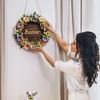 Easter-Themed Wreath Decoration, Perfect For Wall Hanging And Enhancing Holiday Atmosphere