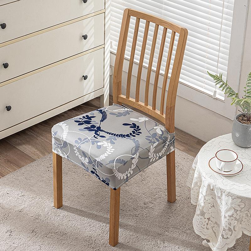 

Amazon Чехол на стул с эластичным принтом, Моющийся чехол на подушку с открытым сиденьем, Чехол на обеденный стул, Бытовой чехол на сиденье стула Double Rubber Band Cushion Cover