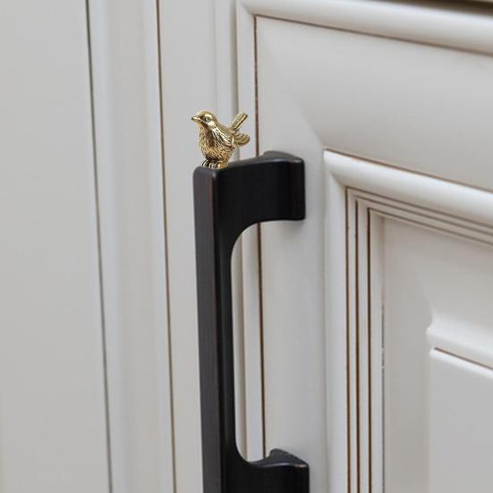 1/9ks Vintage Ptačí Pantový Hlava Dekorativní Vrchol Mini Vrabec Kovová Figurka Socha Vintage Zvířecí Pantový Hlava Domácí Ozdoba