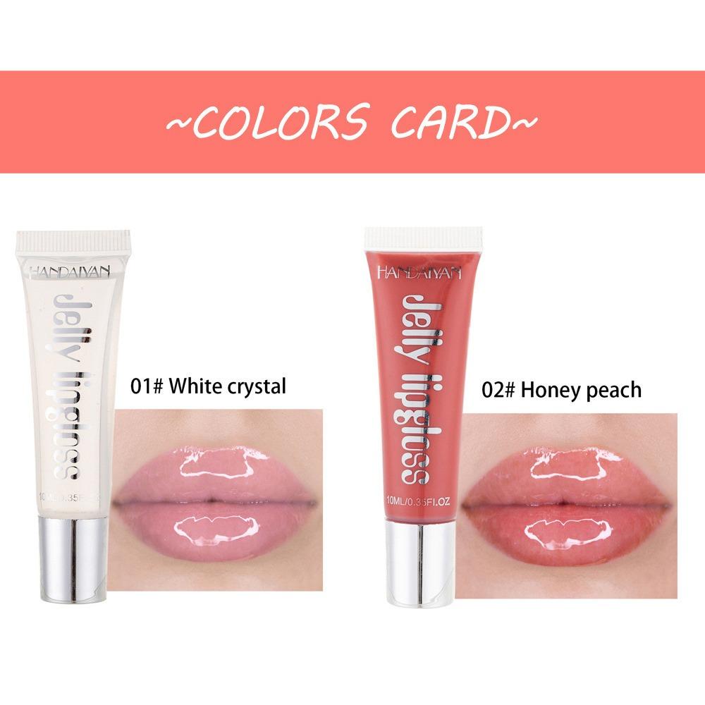 HANDAIYAN Mirror Moisturizing Glass Lip Gloss Candy Color Jelly Jelly Lip Color Tidal Lip Glaze