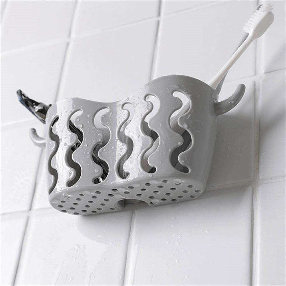 Bathroom Suction Tidy Sponge Holder Sink Tidy Holder Sink Storage Rack Strainer Tool