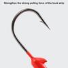 20 Pieces Jig Head Hook High Carbon Steel Fishing Jig Hook Sharp Barbed Hook for Fishing Tackle