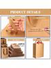 10/20pcs Gift Bags Handled Paper Bags Goodie Bags With Cloth Handles Gift Wrap Bags Shopping Bags Merchandise Bags For Business.