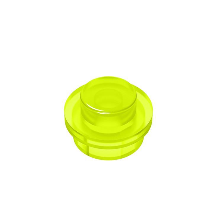 Transparent Round 1x1 Building Block Accessories - Compatible with Domestic Building Sets