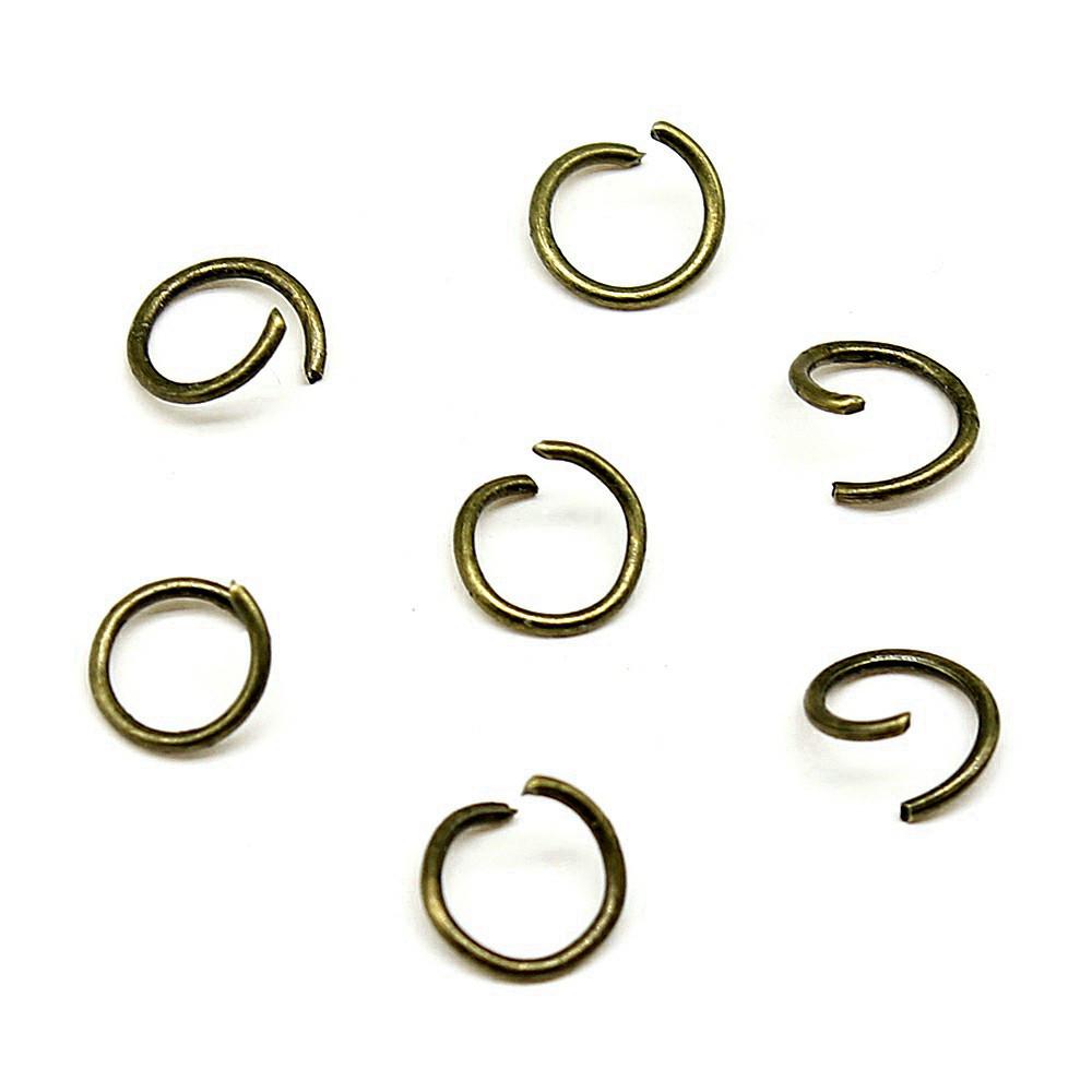 5 Colors 6 Sizes Jump Rings Open Connectors For Jewelry Making Components