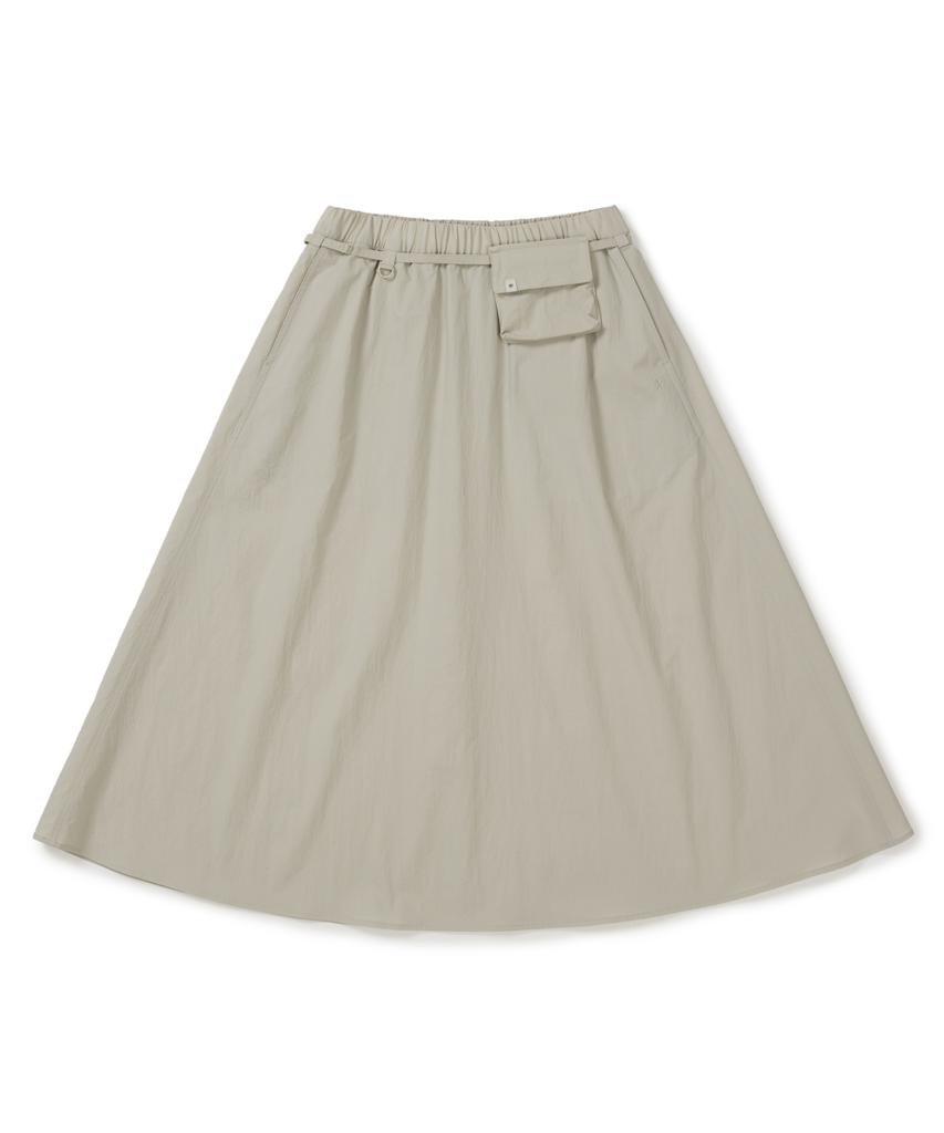 SNOWPEAK APPAREL Root Flare Long Skirt (S26Mwrsk61) Light Beige
