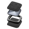 Interior Mouldings For Zeekr 7X 2024 2025 Zinc Alloy Leather Car Remote Key Case Cover Fob Protector Shell Holder Auto Keychain