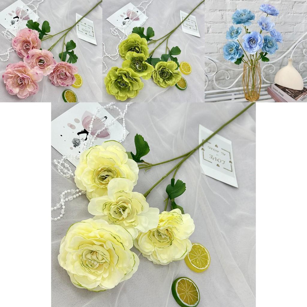 Vintage European Peony Faux Flower Bouquet For Bridal Decor And Creative Photography