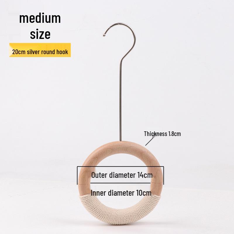 Solid Wood Acrylic Clip Hanger for Clothing Stores – Perfect for Children's Wear, Women's Wear, Pants, Scarves, Hats, and Socks.