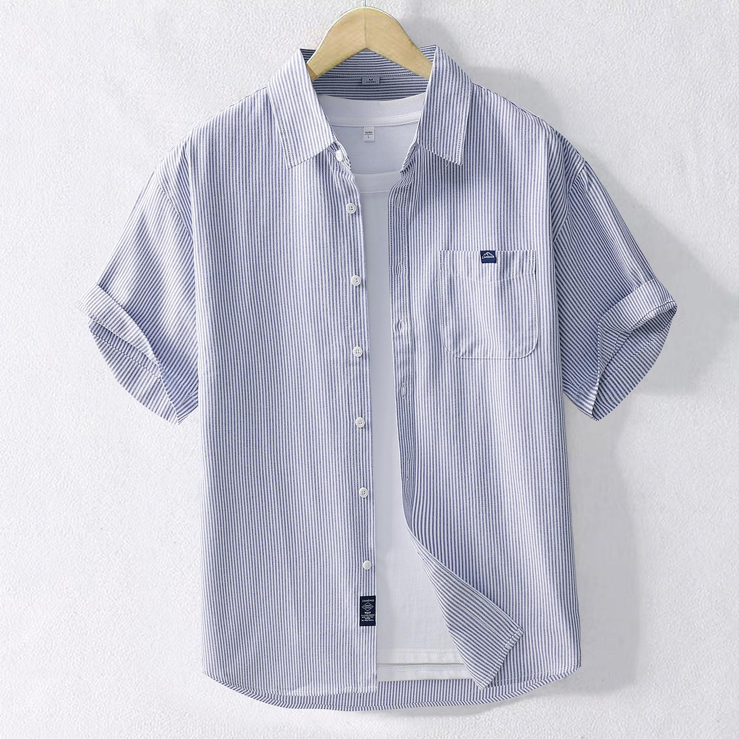 Short Sleeved Shirt Men s Summer Casual Shirt 2XL