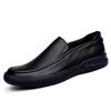 Genuine Leather Breathable Spring Style Men's Casual Leather Shoes Soft Sole Large Size Small Code Business Leather Shoes