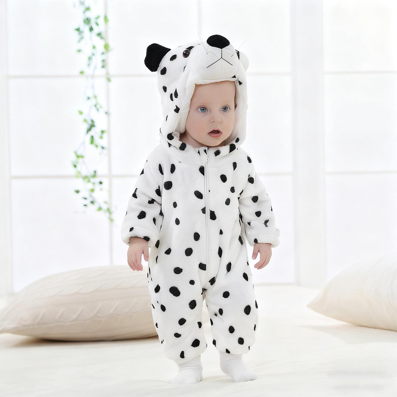 

Детский модный повседневный флисовый комбинезон 90