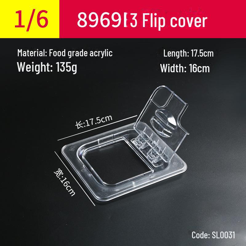 Transparente rechteckige Acryl-Heißtopfschale und Frischhalte-Obst-Auslagebox