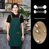 Custom Logo Waterproof Apron for Restaurant, Kitchen, Coffee, Milk Tea, Pastry, Dessert, and Manicure