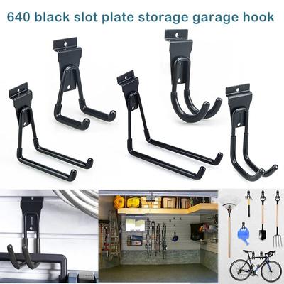 Heavy Duty Metal Hook Garage Storage Rack Wall Mount Bicycle Hanger Hooks Wall Mount Ladders Garden Tool Anti-slip Organizer New
