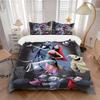 3pcs Nightmare Before Christmas Jack and Sally Print Cover Set Ultra Soft, Breathable, and Comfortable Bedding with Stylish Design for Bedro