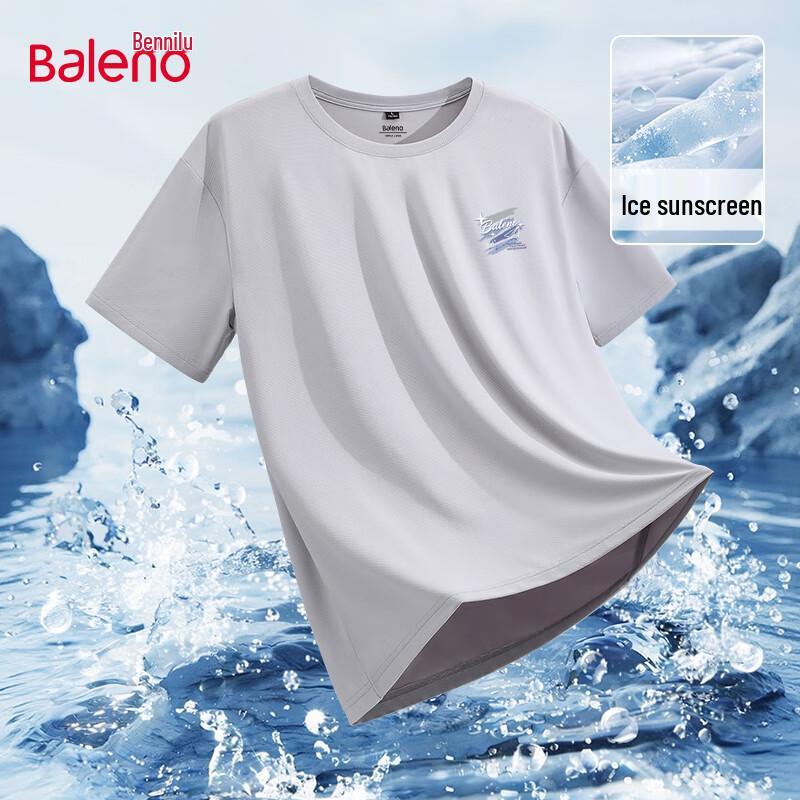 Baleno Men's Ice Silk Quick-Dry Cooling T-Shirt UPF50+ Sun Protection