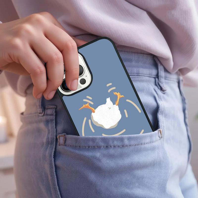 Cartoon Cute Goose Game Phone Case For iPhone 17 Air 15 16e 14 13 Pro Max Coque 12 11 Pro Max PLUS cover