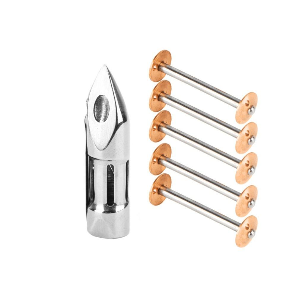 

6pcs Multifunctional Shuttle Bobbin Case Vintage Compatible Sewing Bobbin Case Bullet Bobbins Treadle Sewing Bobbin Craft Sewing світло-сірого кольору