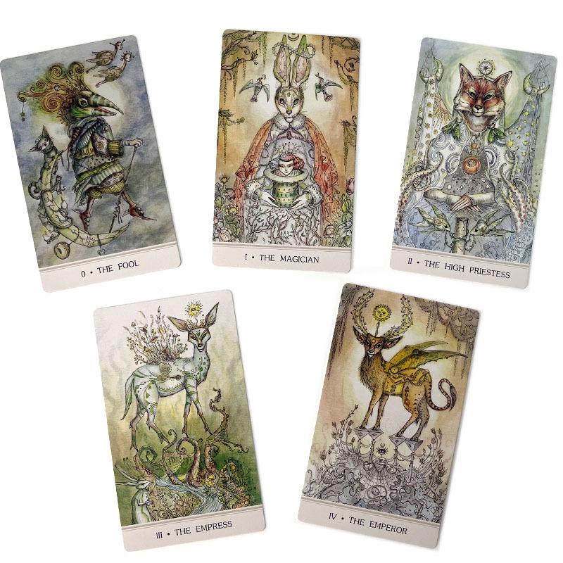 12x7cm Ethereal Vision Tarot Cards - Big Rabbit Christmas Eve Illusion Abyss