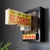 Retro Record Store Wall Light, Yellow Eye-Catching Sign For Music Room, Bar Or Studio Decor, For Record Collectors & Music Lovers