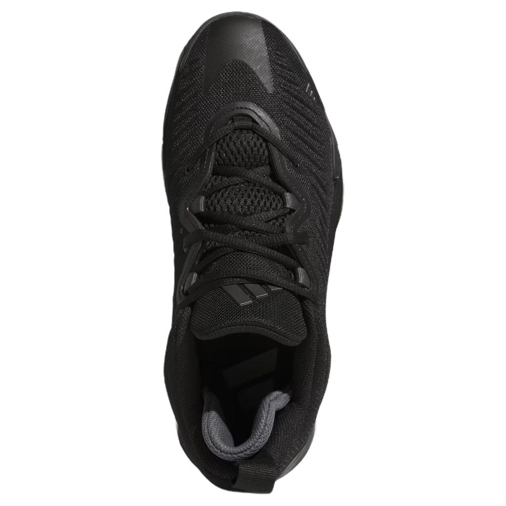 adidas INITIATION Prodyšná podpora úchop Basketbalové boty Unisex Černé tenisky JR9935