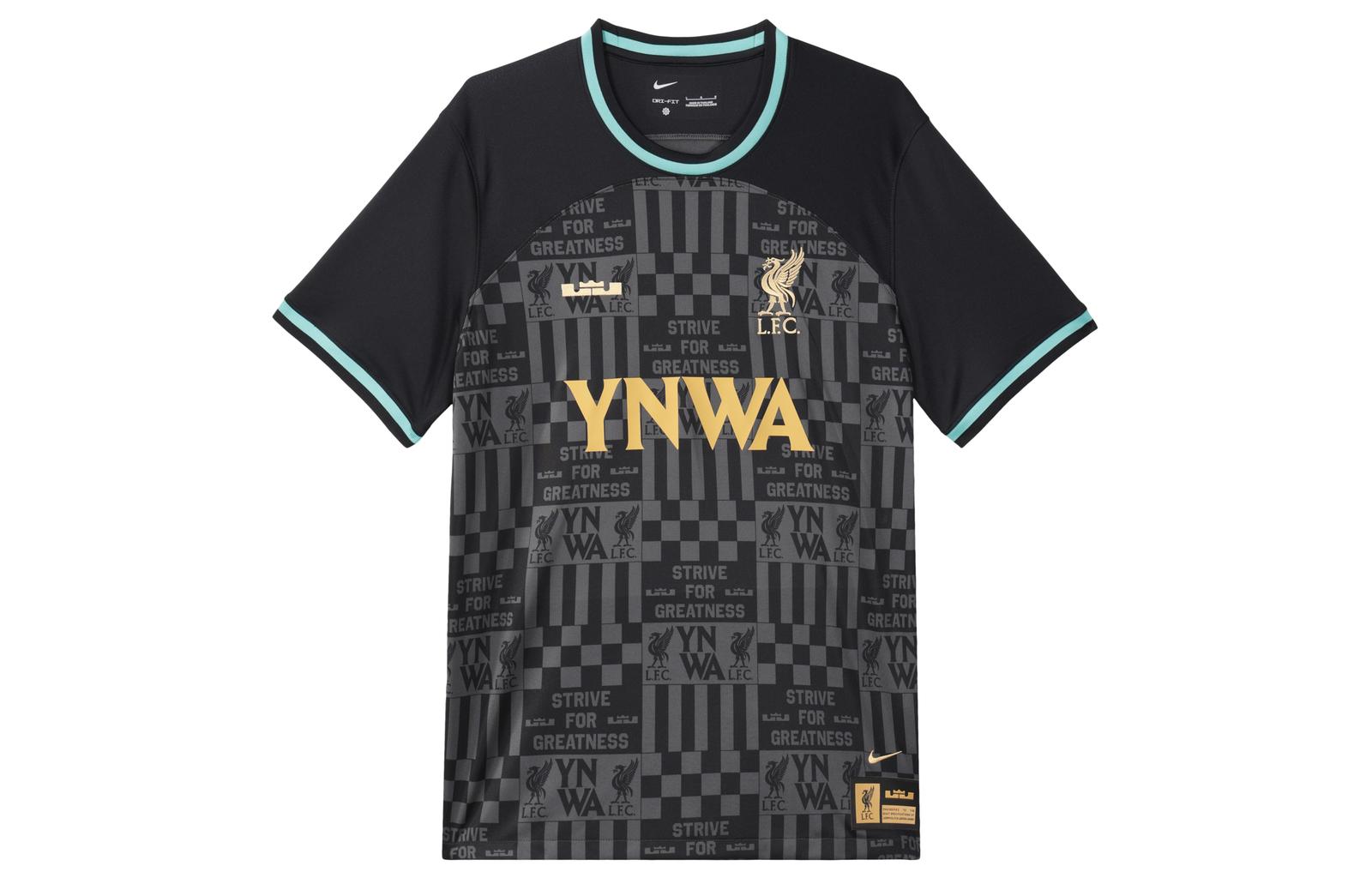 Nike LeBron X Liverpool Fc Stadium Nike Dri-FIT Replica Soccer Jersey FZ3199-011 S