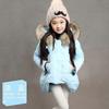 2015 Hot New Style Cute Children Girls Down Jacket With Fur Collar And Thick Down Jacket @BUGU