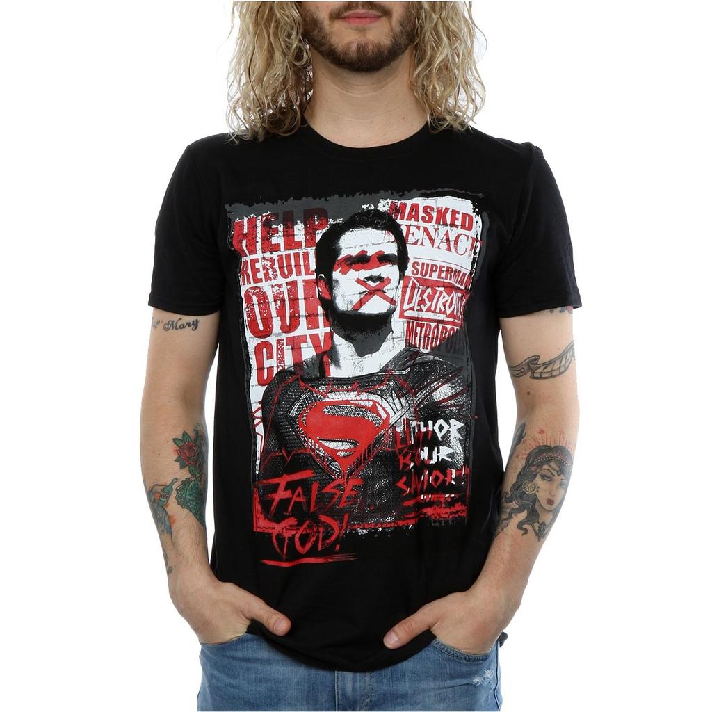 DC Comics Pánské tričko Batman v Superman Falešný bůh