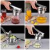 Stainless Steel 3 Interchangeable Fineness Discs Potato Ricer Multifunctional Masher Fruit and Vegetable Tools