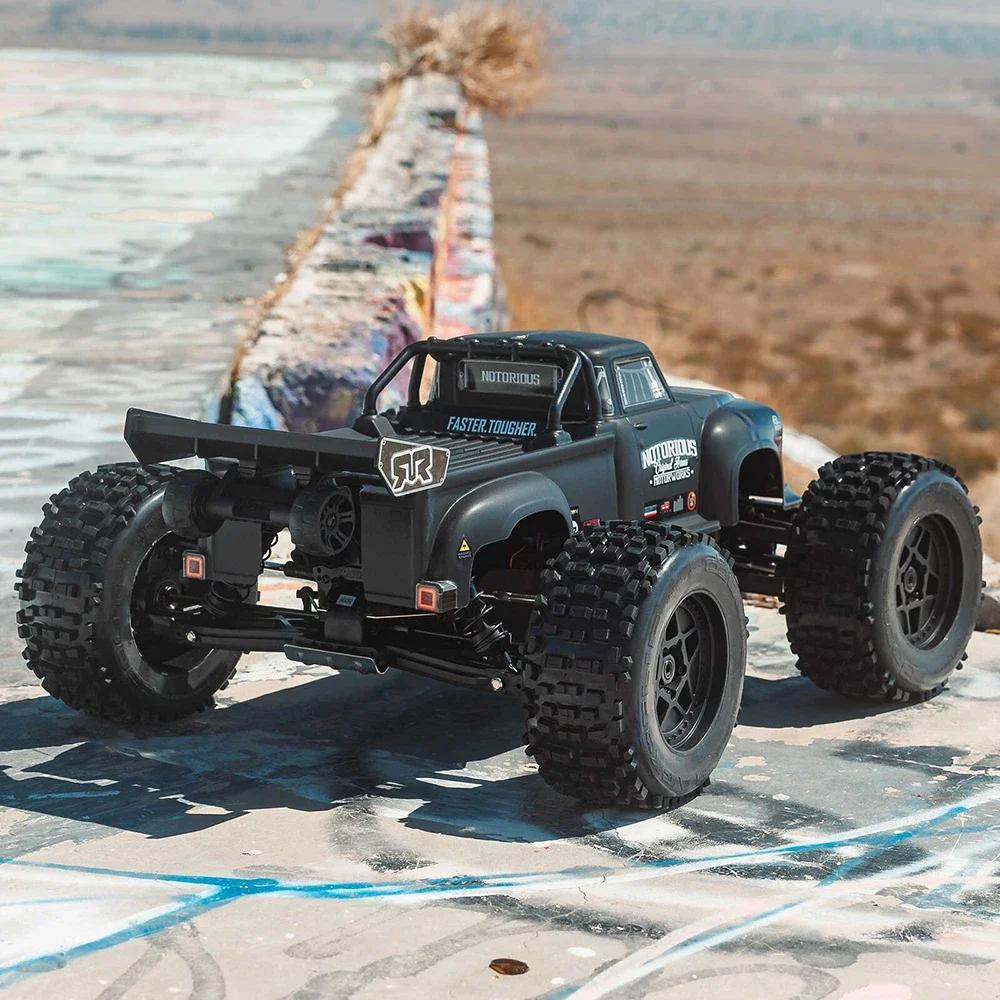 ARRMA 1/8 NOTORIOUS 6S V6 4X4 BLX BrushlessOff-road Vehicles Stunt Truck RTR RC Electric Remote Control Model Car