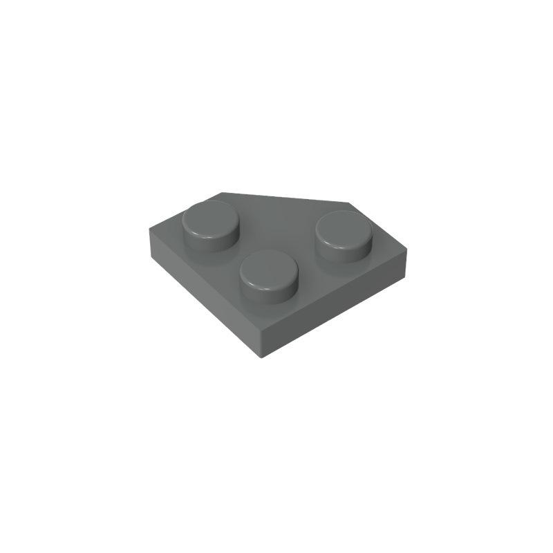 10 Peças 26601 Placa de Cunha 2x2 Canto Chanfrado Bloco Moc Compatível com Tijolo DIY Brinquedo Infantil Peça de Montagem