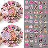 Cute 50pcs Mean Girls Decorative Waterproof Stickers For Skateboards Phone Cases