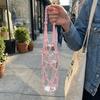 Woven Net Coffee Cup Mesh Bag Foldable Portable Cups Holder Bottle Mugs Storage Bag  Beach