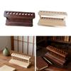 Wooden Pen Display Stand 9 Slots Desk Organizer Multifunctional Pen Holder Desk Accessories for Office School Home Store