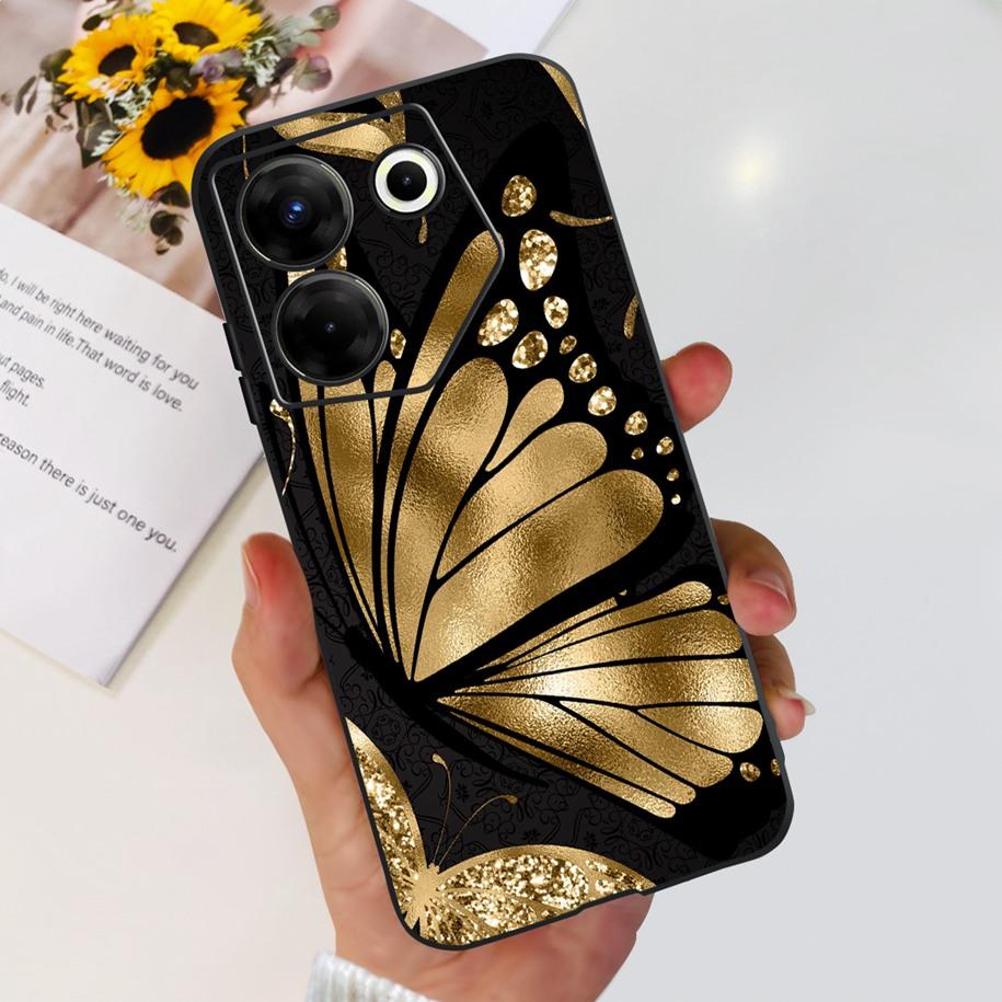 For Tecno Camon 20 Pro 5G Case Marble Cover For Tecno Camon 20 Bumper Soft Silicone Phone Cases For Camon20 Pro CK8n CK7n Fundas