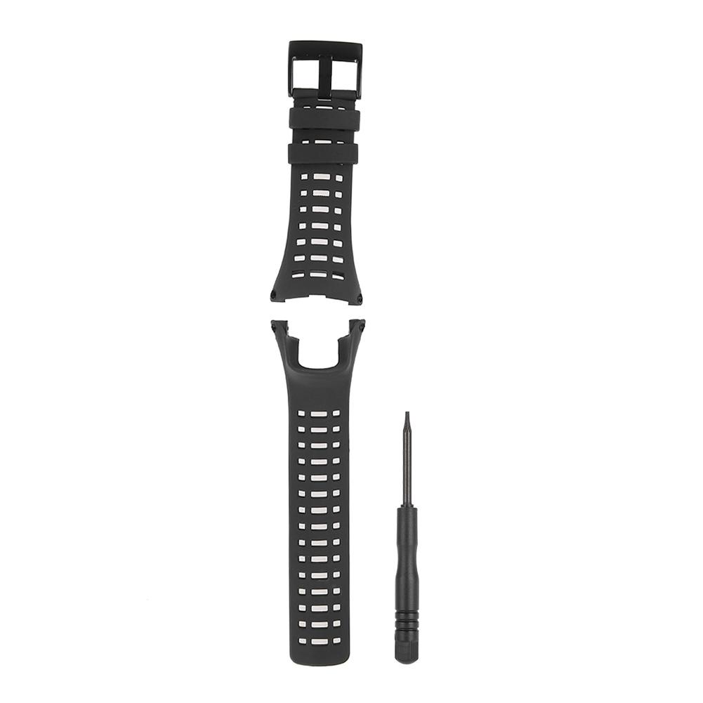 

Wristwatch Strap Black Rubber Watchband for Suunto Ambit1 2 3 Watch