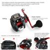 6.3:1 13+1BB Fishing Reel Left / Right Hand Low Profile Line Counter Fishing Tackle Gear with Digital Display Carretilha Pesca