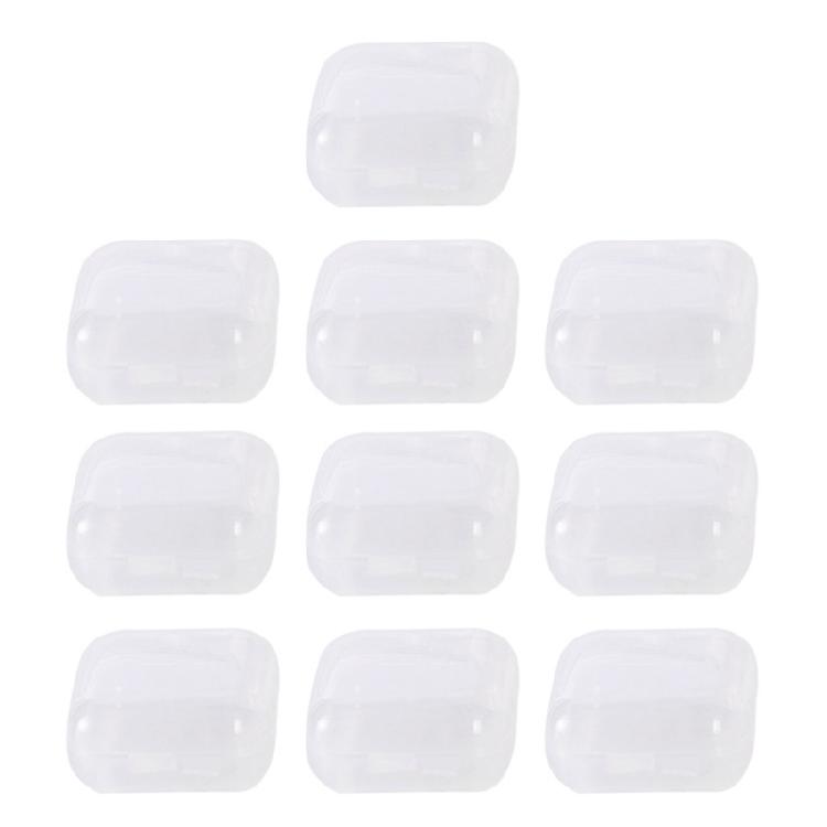 

10Pcs Clear Earplug Storage Holder for Tiny Bead Jewelry Plastic Earring Display 1